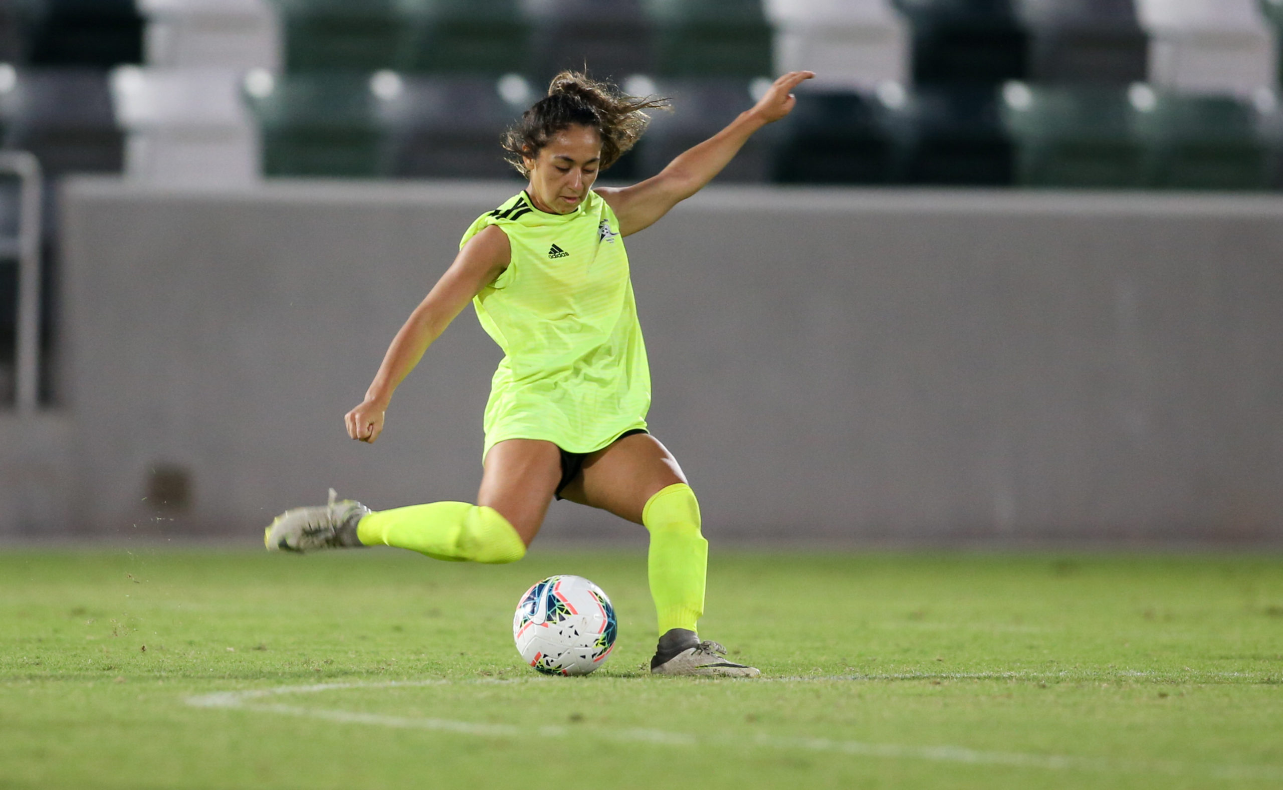 Girls' DA U-16/17 Final Solar Soccer Club vs Lonestar SC Academy Irvine, CA - July 11, 2019: U.S. Soccer Girls' DA U-16/17 Final Solar Soccer Club vs Lonestar SC Academy at Great Park.